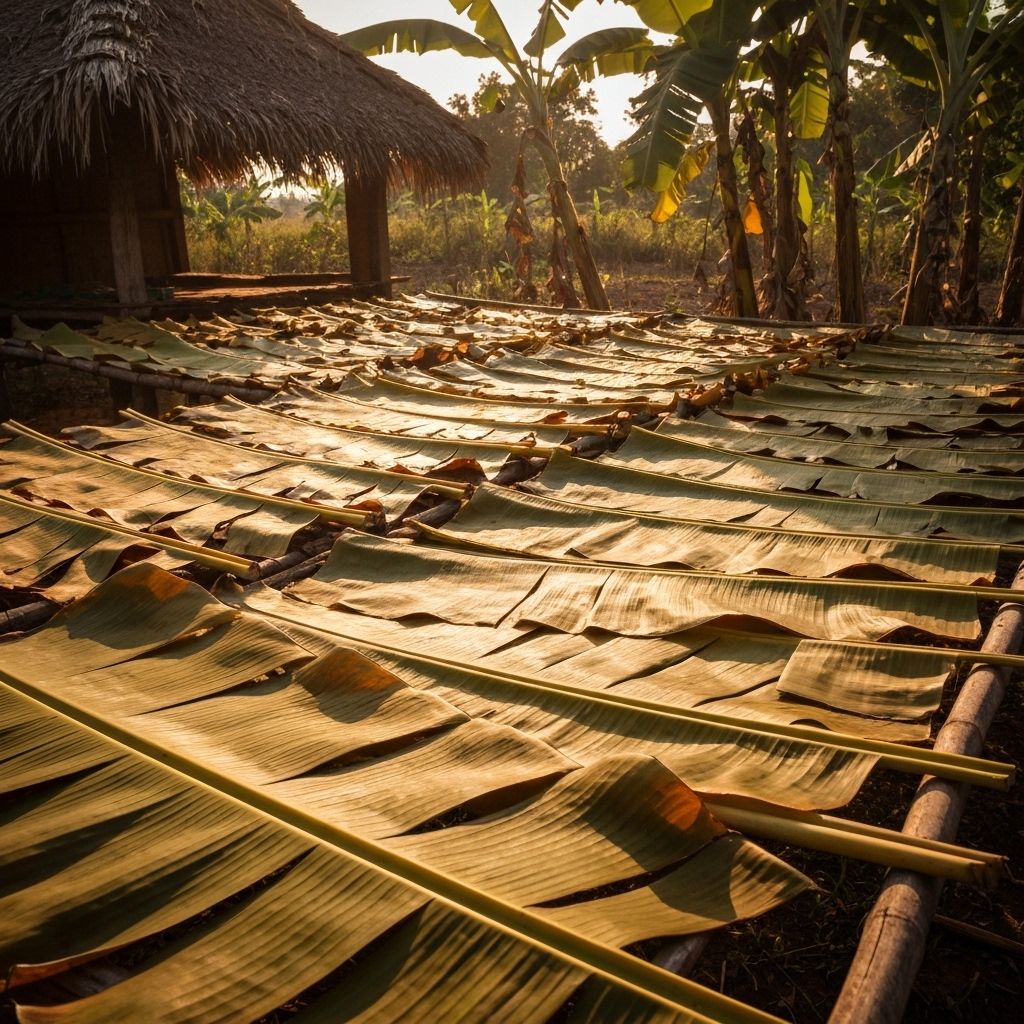 Banana leaf process 4