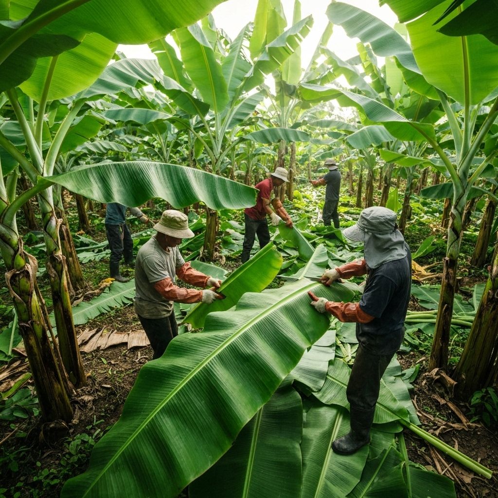 Banana leaf process 2