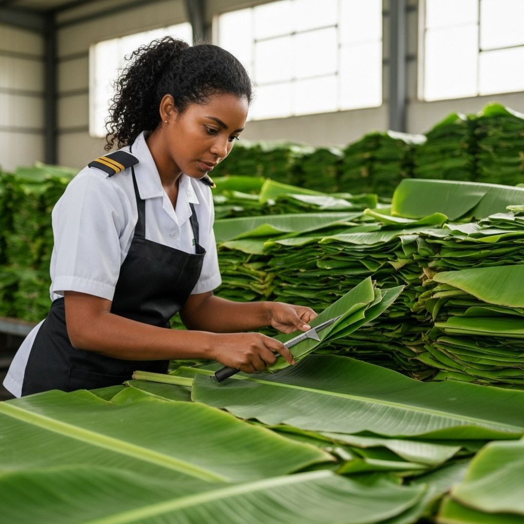 Banana leaf process 5